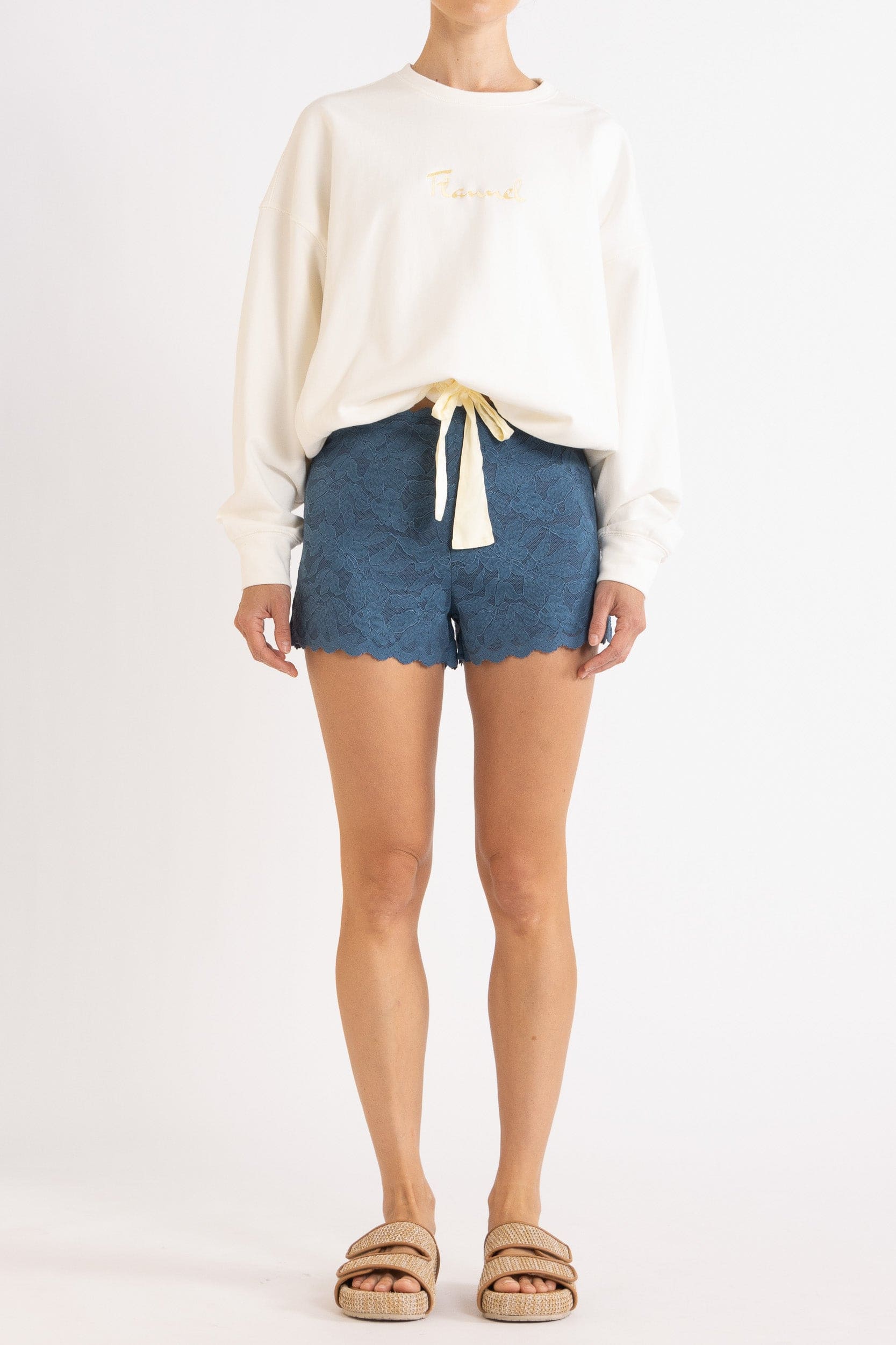 Pep Loopback Cotton Logo Sweater