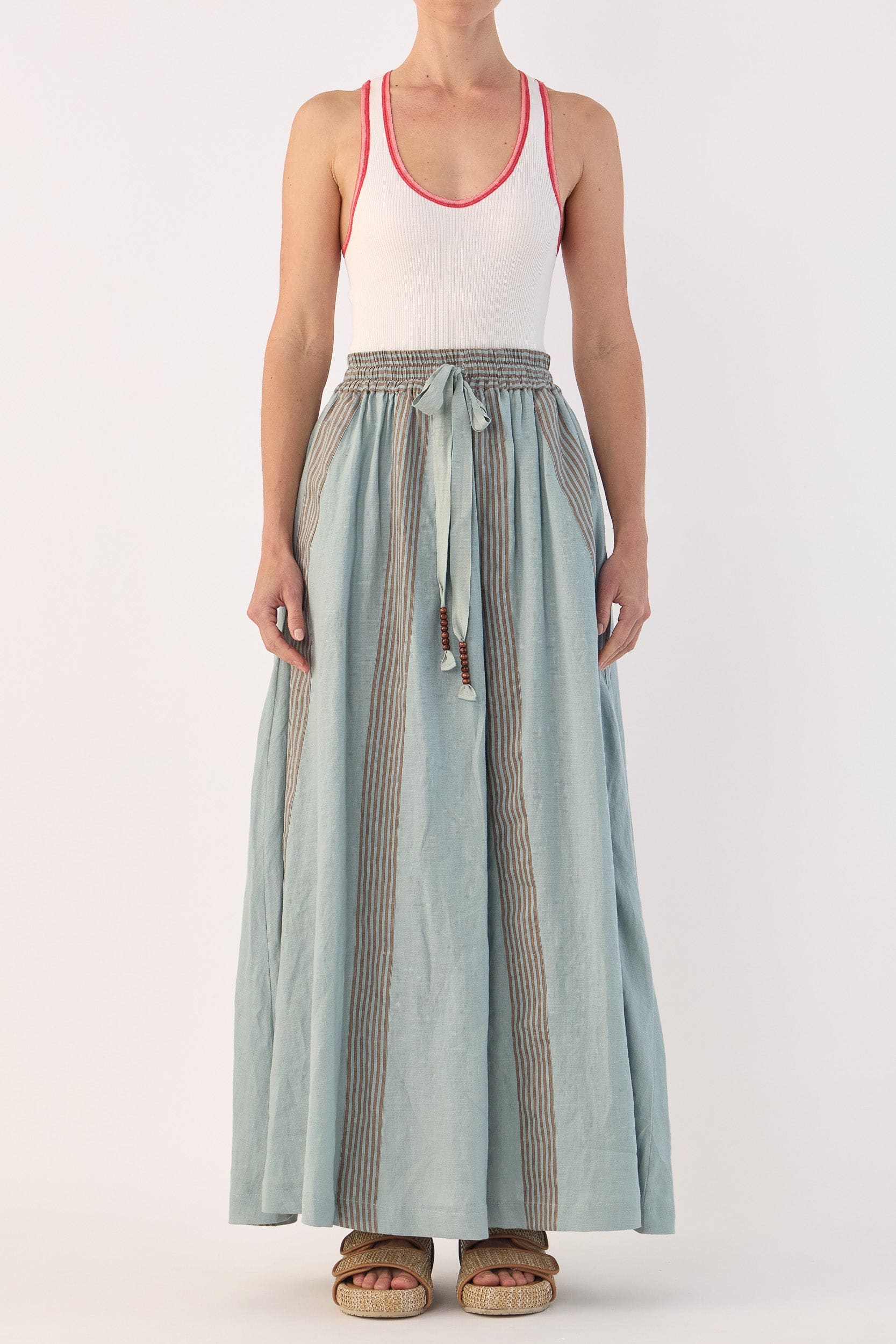 Seven Linen Maxi Skirt