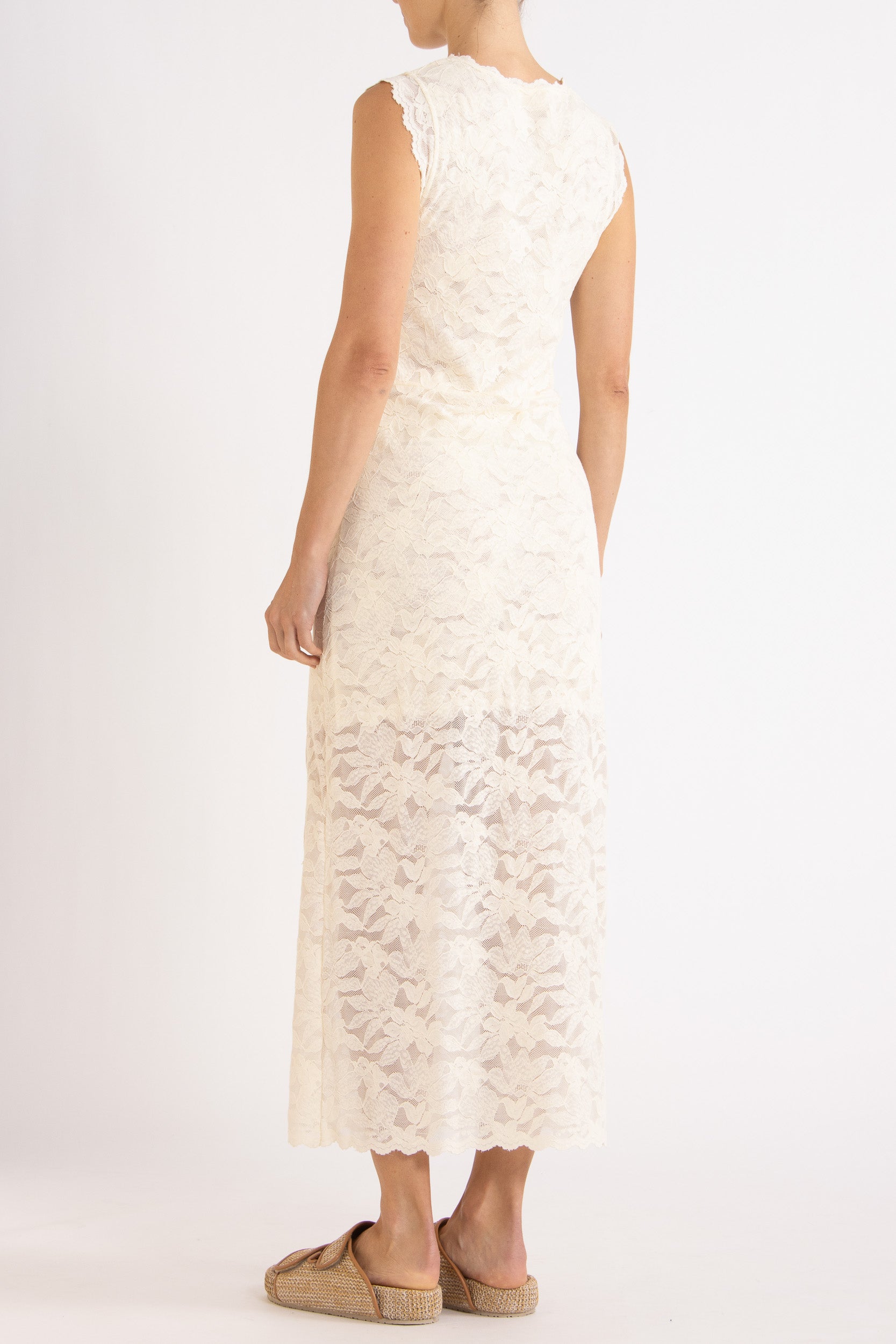 Erika Sleeveless Lace Dress