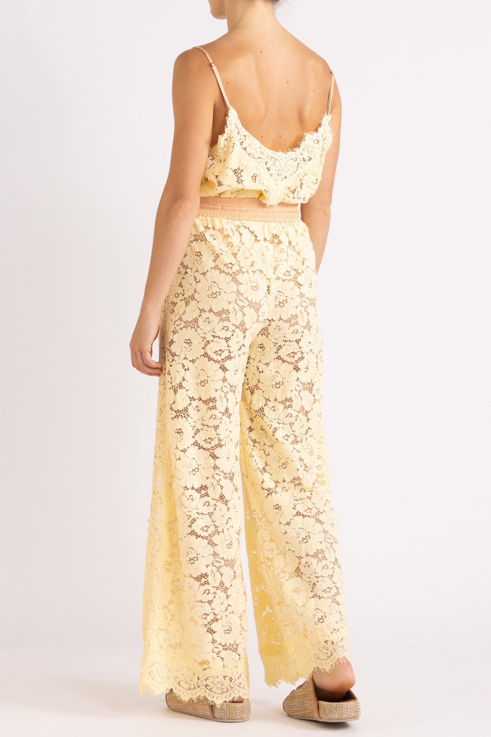 Tilly Wide Leg Lace Pant
